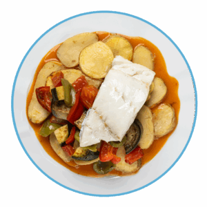 Bacalao con samfaina