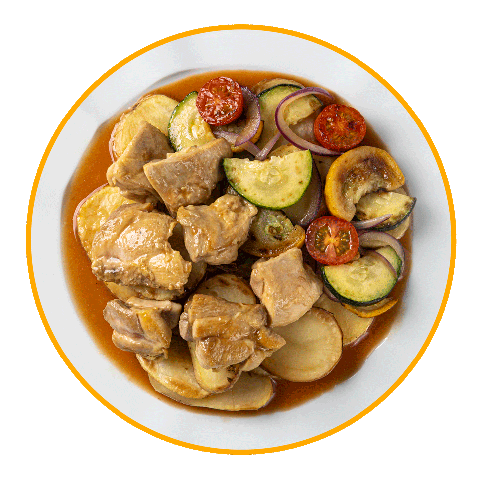 Pollo barbacoa estilo campestre